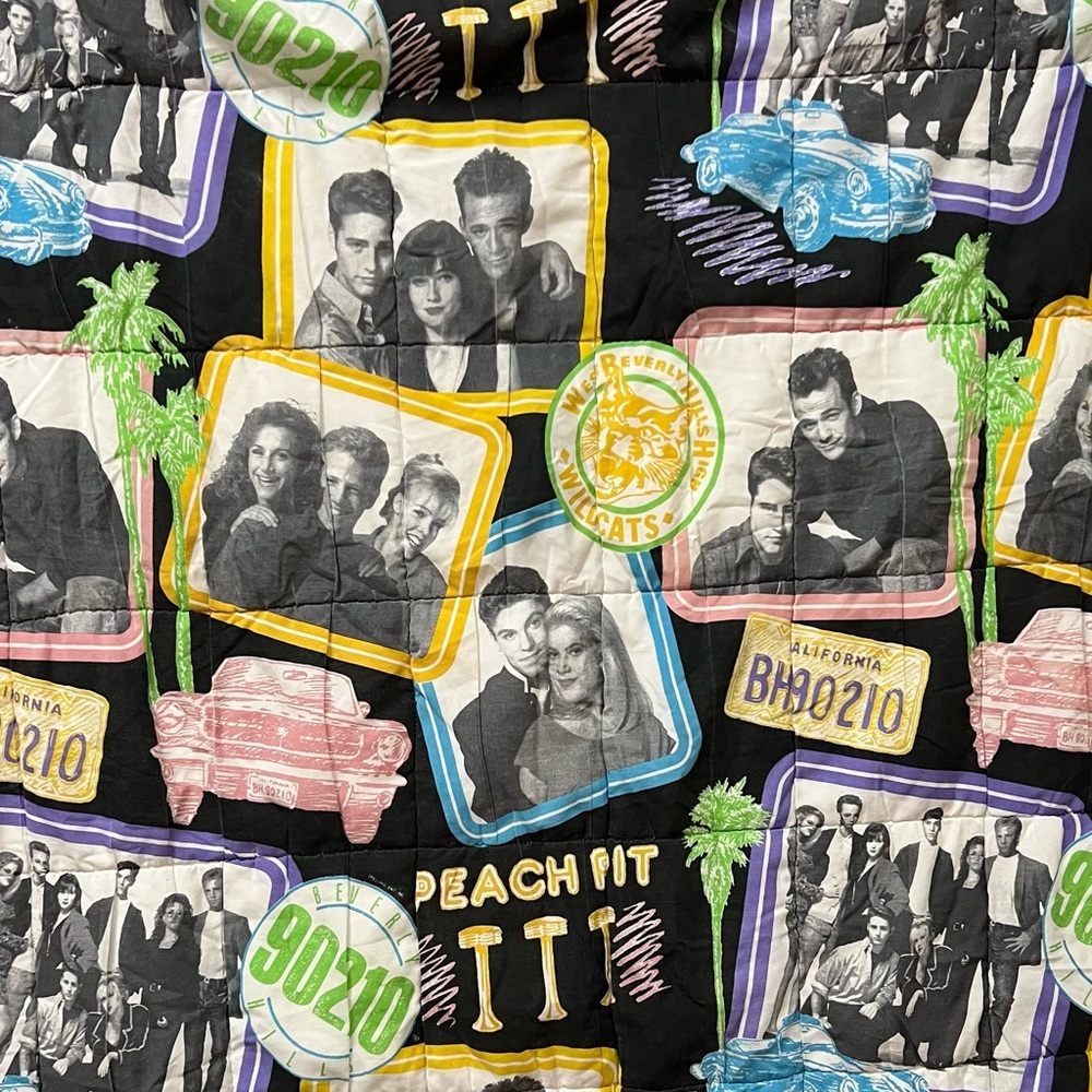 SOLD 1990s Vintage 90210 Twin Comforter